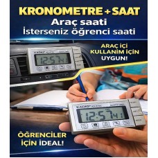 DİJİTAL MİNİ MASA SAATİ ARABA SAATİ